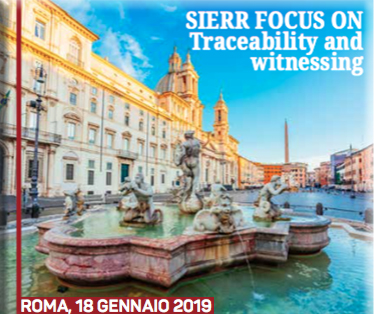 Congresso Sierr Focus on traceability and witnessing, Roma 18 gennaio 2019, Dr.ssa Laura Rienzi, Dr.ssa Roberta Maggiulli