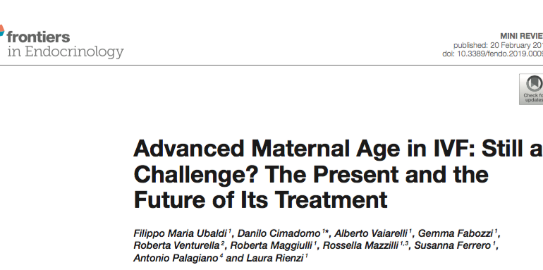 Advanced Maternal Age in IVF, Still a Challenge? The Present and the Future of Its Treatment